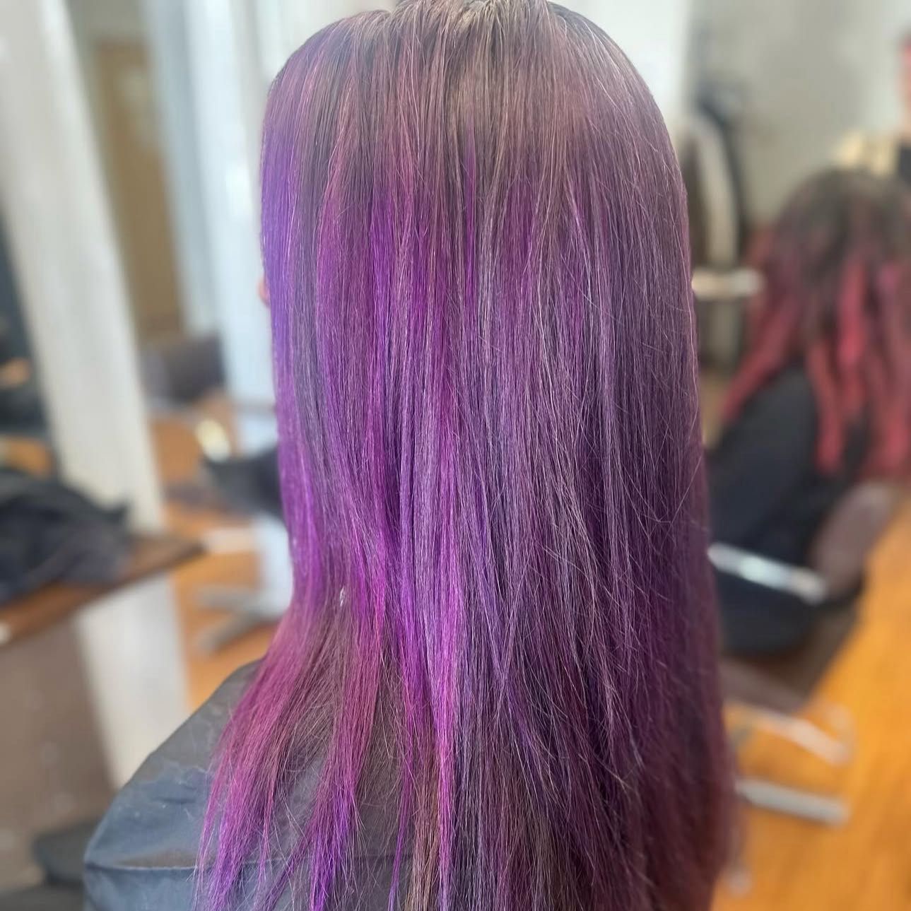 Bold fashion color transformation