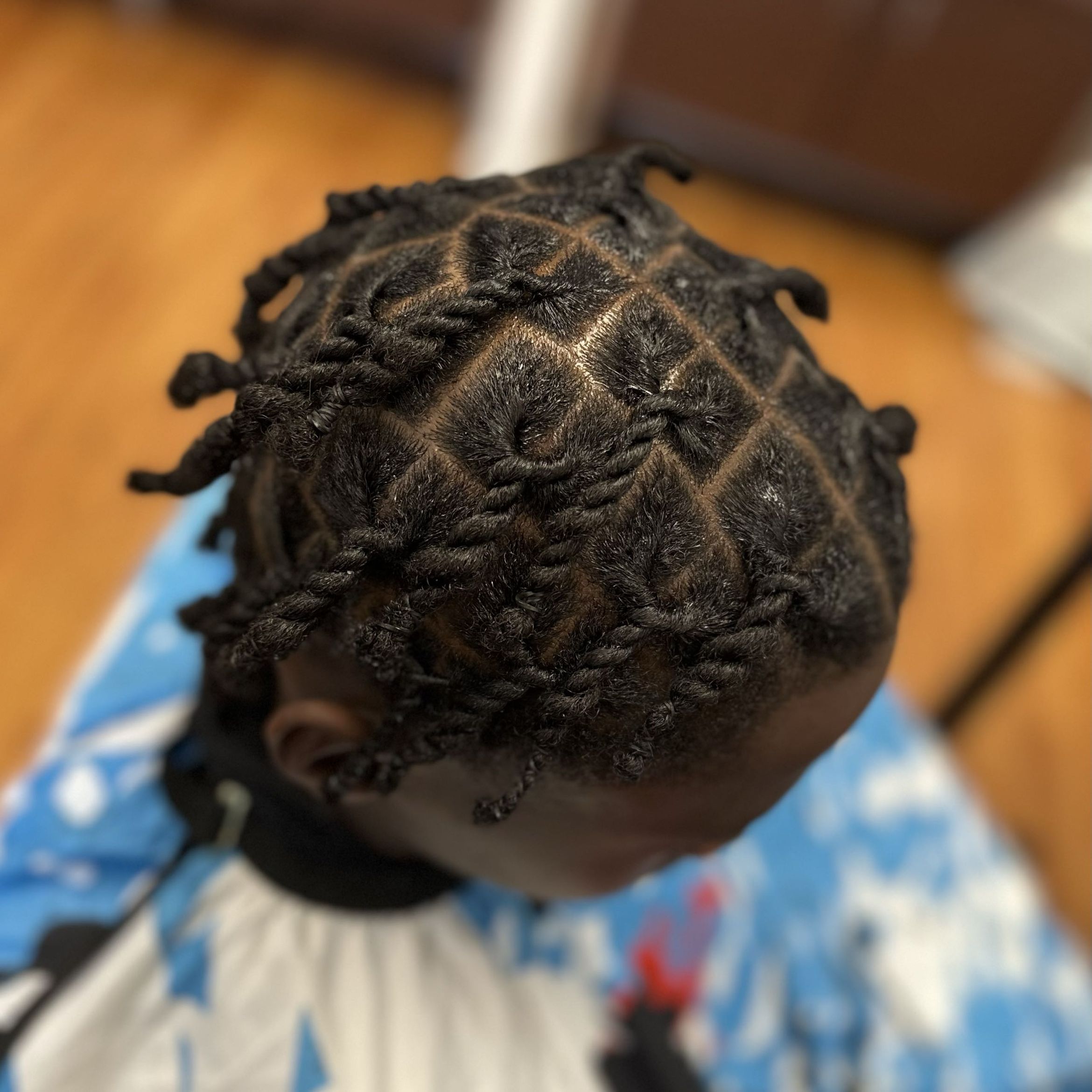 Professional natural twist technique