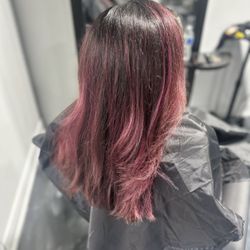 Root touch-up color service